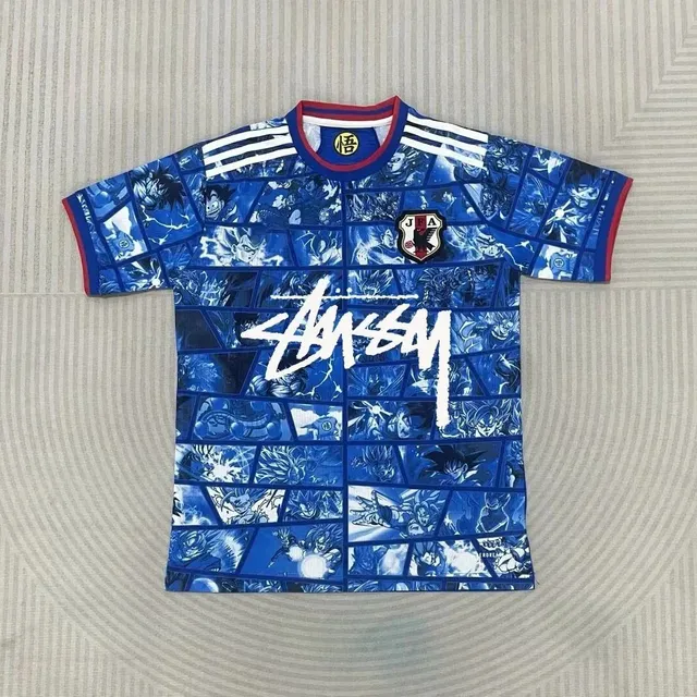 Adidas × Stüssy Japan National Team Jersey Stussy Dragon Ball Collaboration