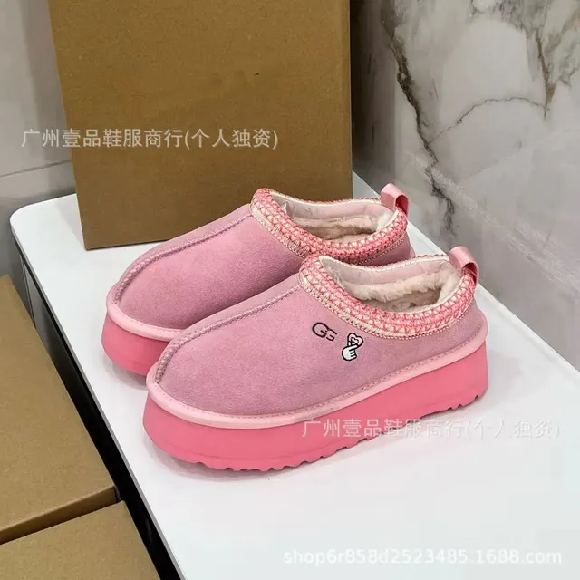 名族风比心粉色3.5cm