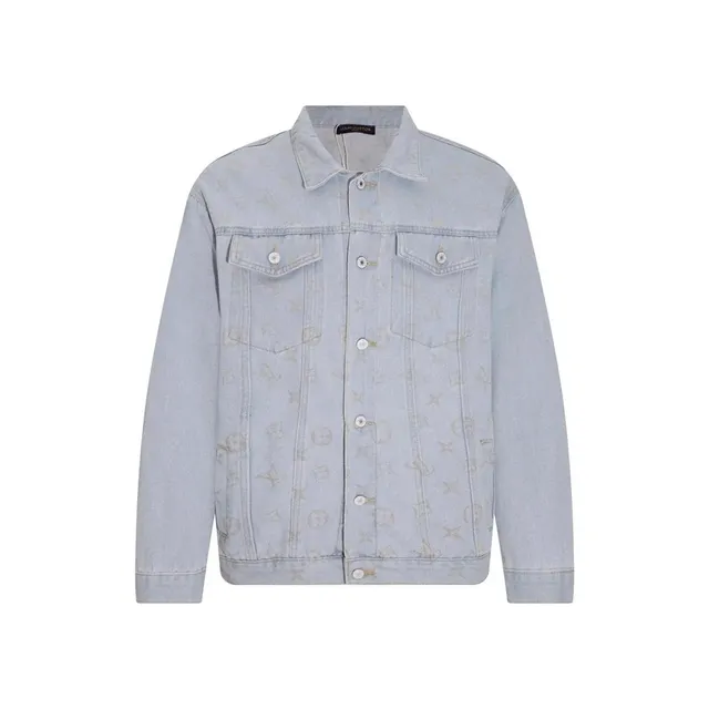 Louis Vuitton Denim Jacket Monogram Print