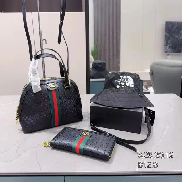 Gucci × The North Face Mini Dome Bag Web Stripe