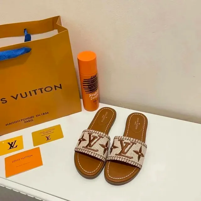 Louis Vuitton LV Slide Sandal Monogram Canvas