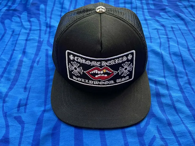 Chrome Hearts Trucker Cap Lips Patch