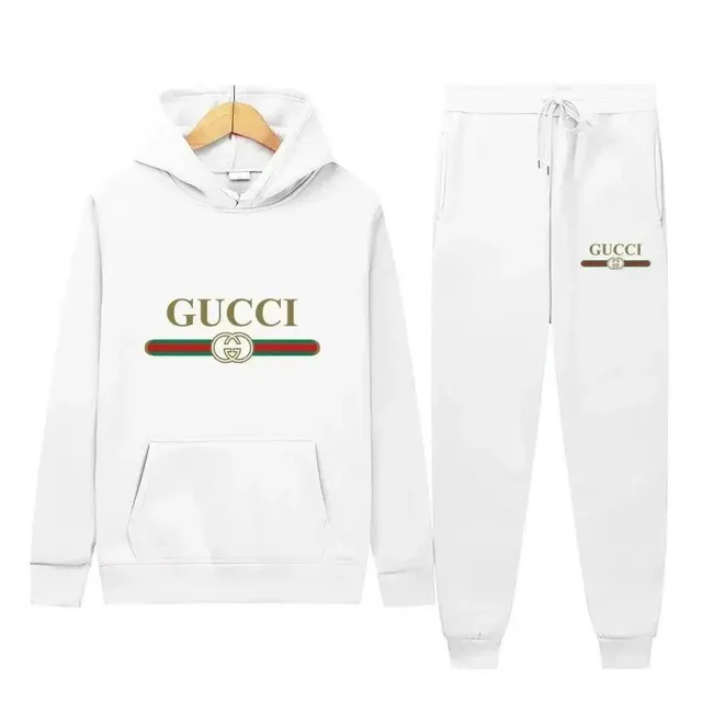 Gucci Hoodie and Joggers Set GG Web Logo
