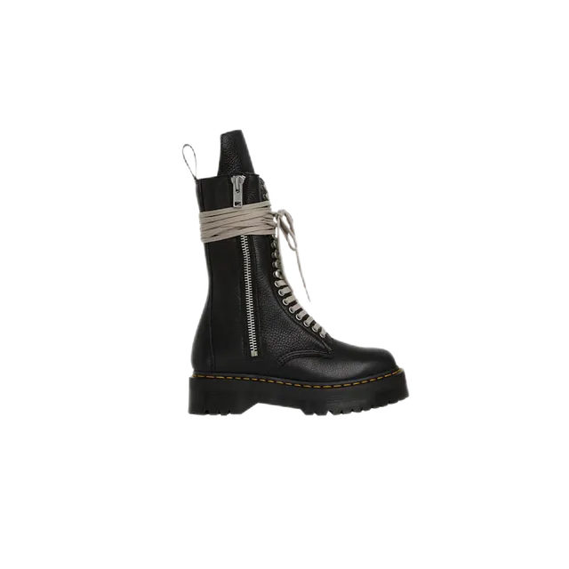 Dr. Martens Combat Boot Zip Detail