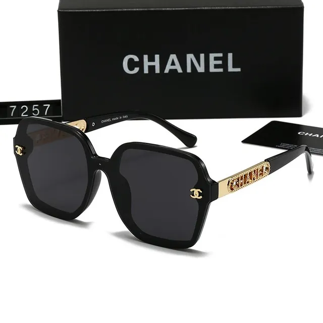 Chanel Sunglasses Gold Logo Detail