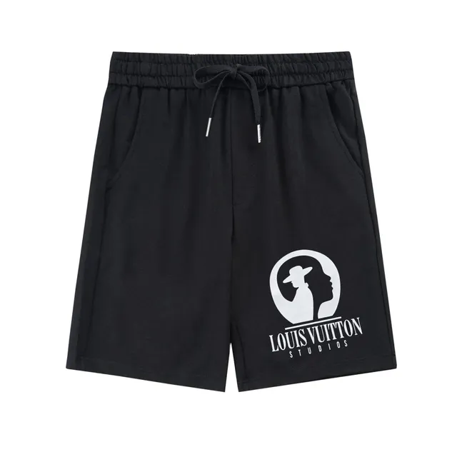 Louis Vuitton Logo Shorts LV Studios Print