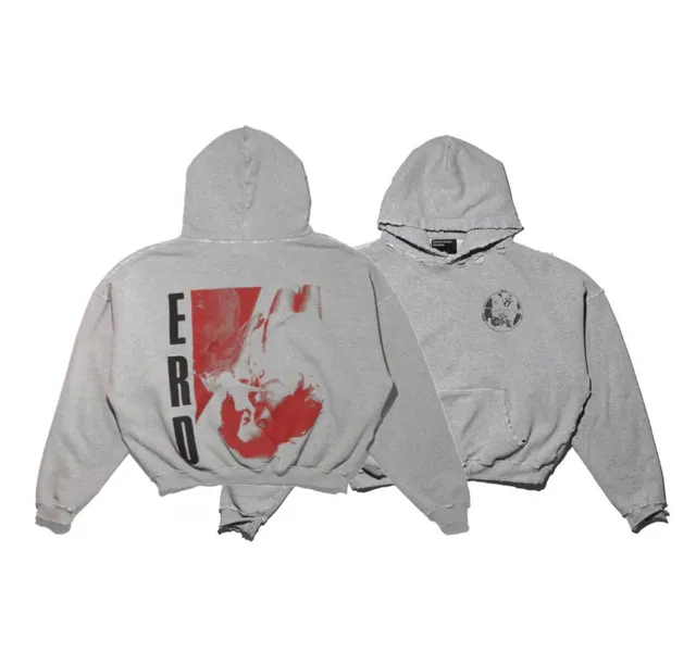 Fear of God Essentials Cropped Hoodie ERD Graphic