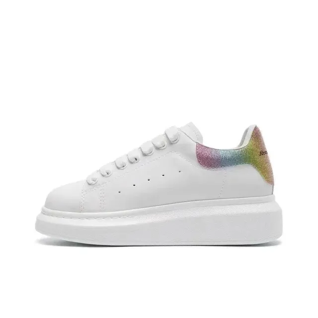 Alexander McQueen Oversized Sneaker Rainbow Heel Tab
