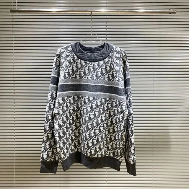 Dior sweaters Oblique Logo Pattern