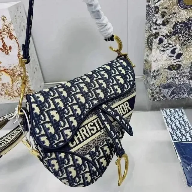 Dior Saddle Bag Oblique Logo