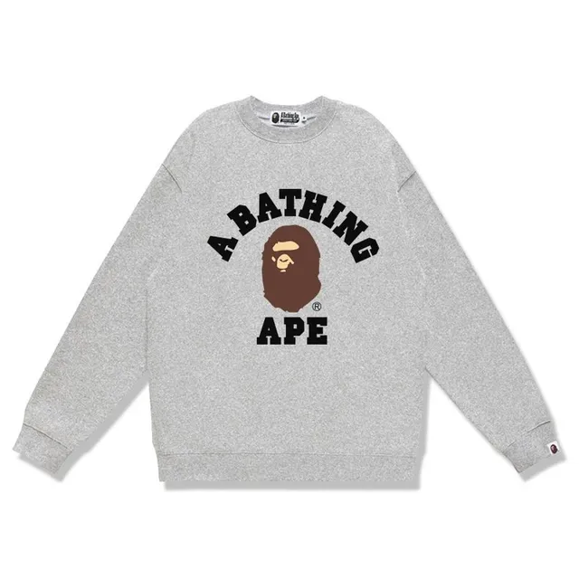 BAPE Crewneck Sweatshirt A Bathing Ape Logo
