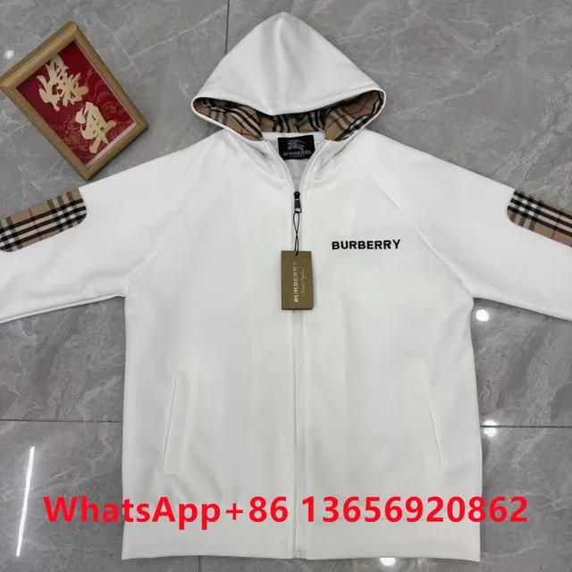 Burberry Zip-Up Hoodie