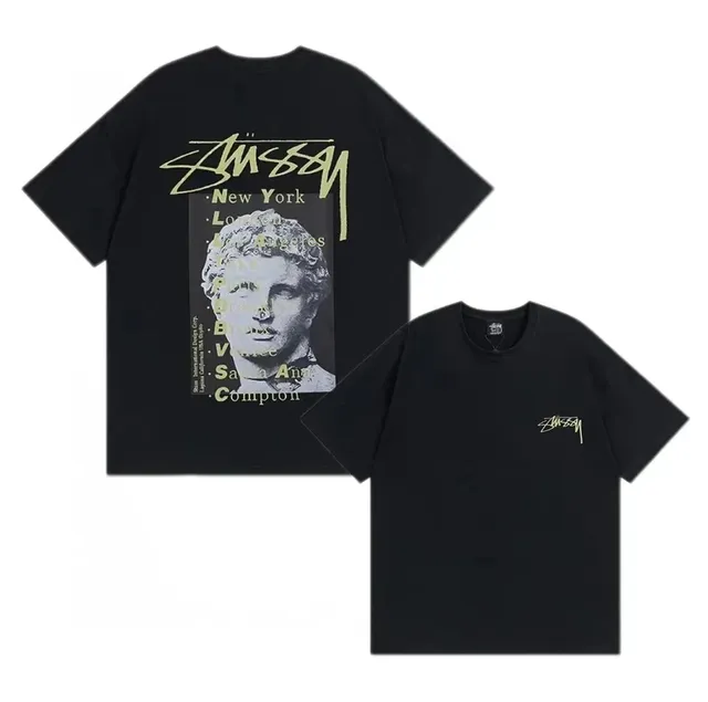 Stüssy Graphic T-Shirt Classical Bust Print