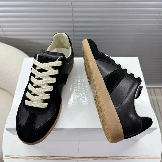 Maison Margiela Future Sneaker Black Suede Leather