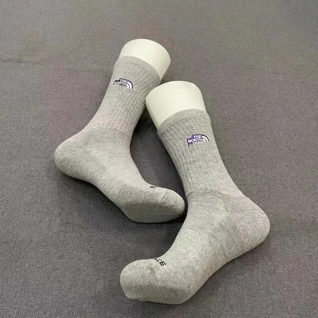北脸 灰色紫标
