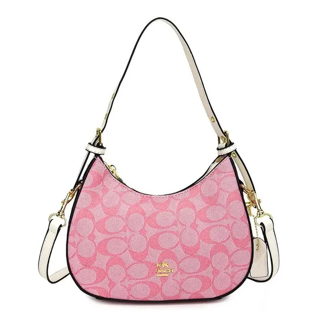 Gucci Horsebit 1955 Mini Shoulder Bag Pink GG Canvas