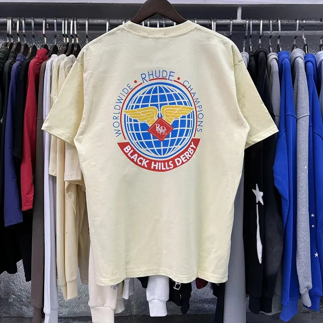 Rhude Graphic Tee Worldwide Champions