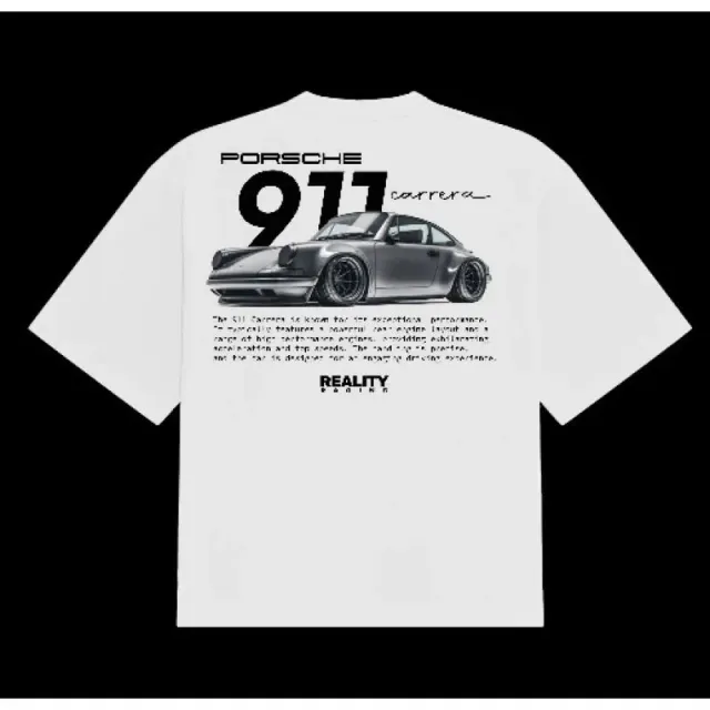 Porsche 911 Carrera Tee Graphic Print