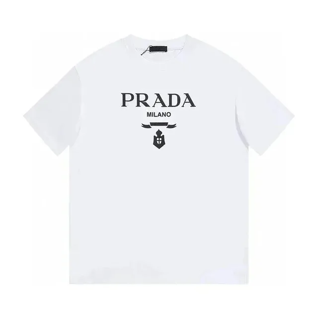 Prada Logo T-Shirt Milano Shield