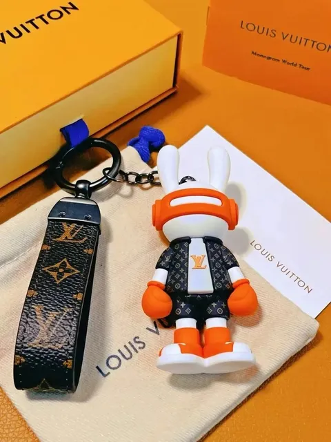 Louis Vuitton KAWS x LV Figurine Monogram Orange