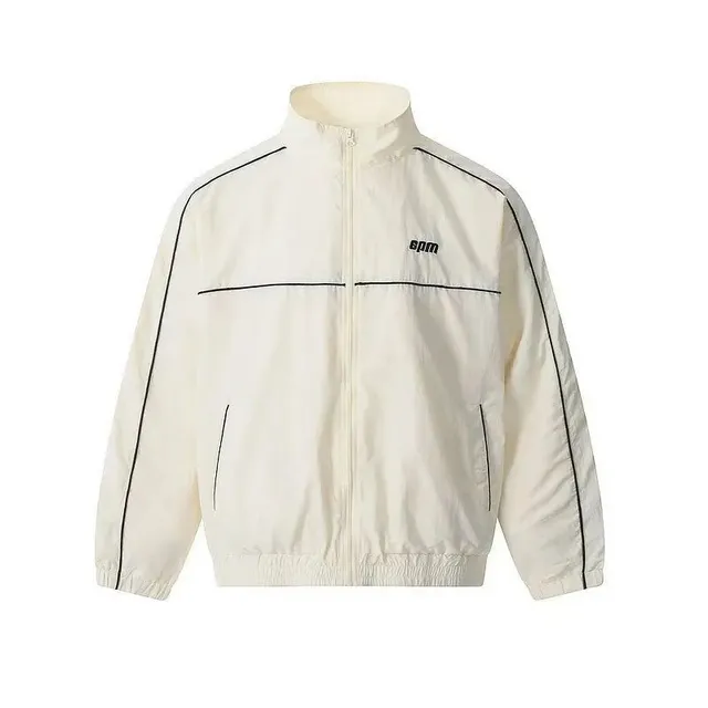 Broken Planet Track Jacket Black Piping