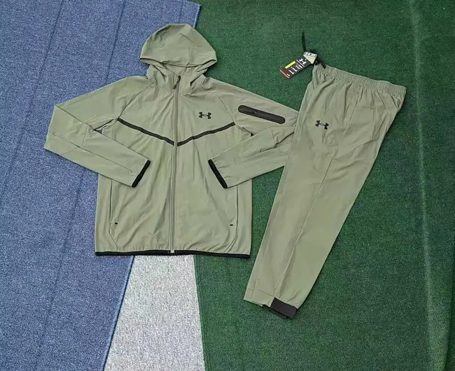 Under Armour Track Suit Olive Green