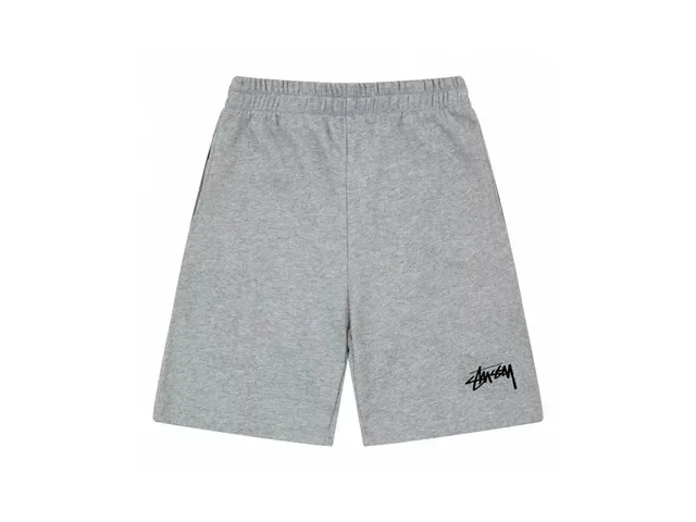 Stüssy Logo Shorts Heather Grey