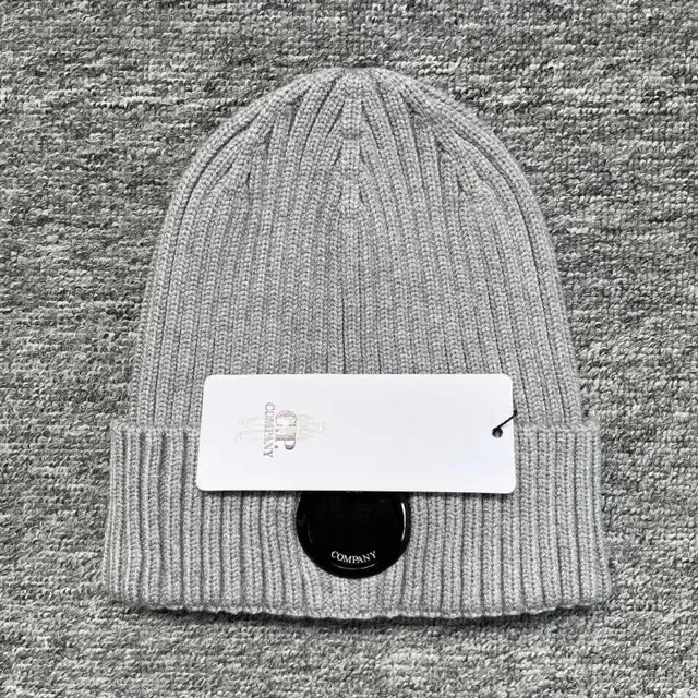 C.P. Company Ribbed Beanie CP Company Logo Patch