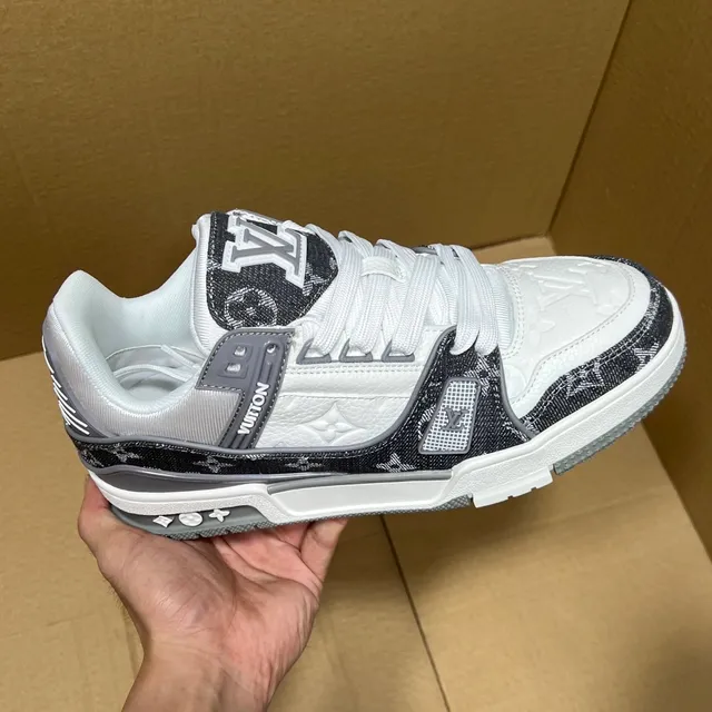 Louis Vuitton LV Trainer Monogram Denim