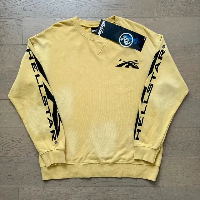 Hellstar Crewneck Sweatshirt Logo Sleeve Print