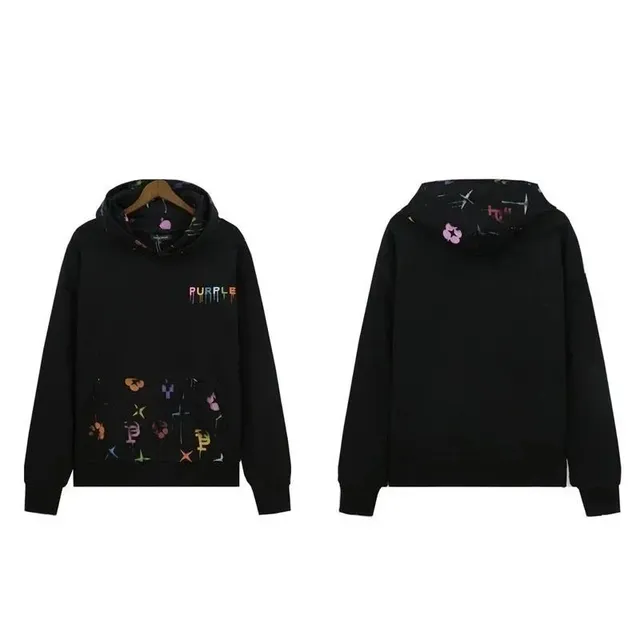 Purple Brand Hoodie Multi-Print
