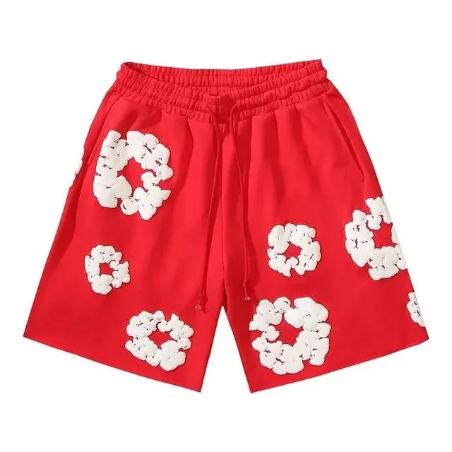Balenciaga Printed Shorts Cloud Motif