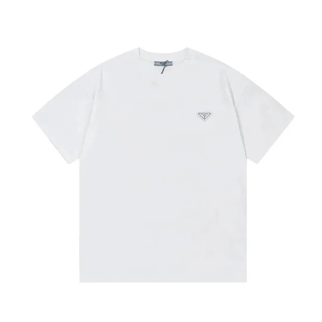 Prada Logo T-Shirt Mini Triangle Logo