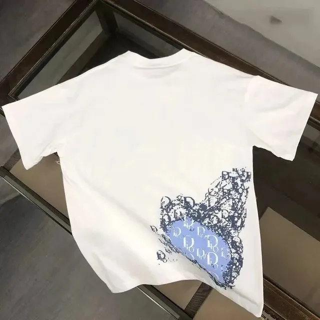 Dior T-Shirt Oblique Logo Print