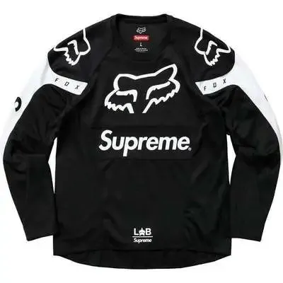 Supreme Fox Racing Jersey Black/White