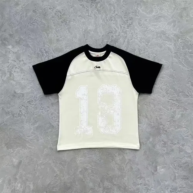 Corteiz Raglan Tee Number 18 Print