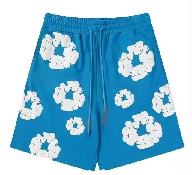 Balenciaga Printed Shorts Cloud Motif