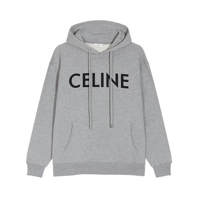 Celine Logo Hoodie Oversized