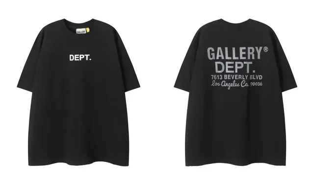 Gallery Dept. Dept. Tee Black Logo Print