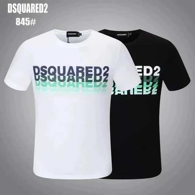 Dsquared2 Graphic T-Shirt Gradient Logo Print