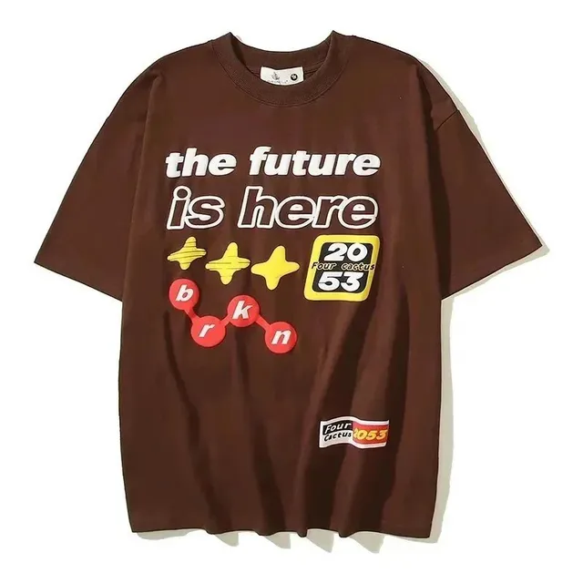 Four Cactus Graphic Tee The Future Is Here