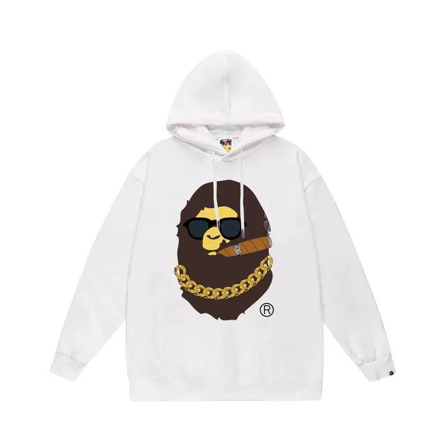 BAPE Shark Hoodie Ape Head with Cigar and Chain