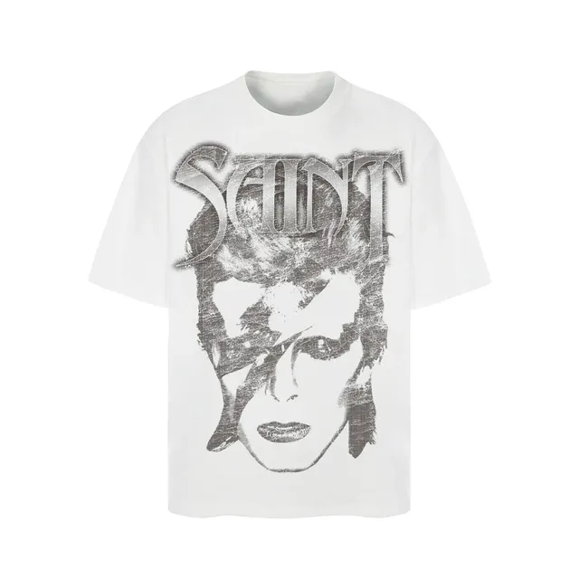 Saint Laurent Graphic T-Shirt David Bowie Print