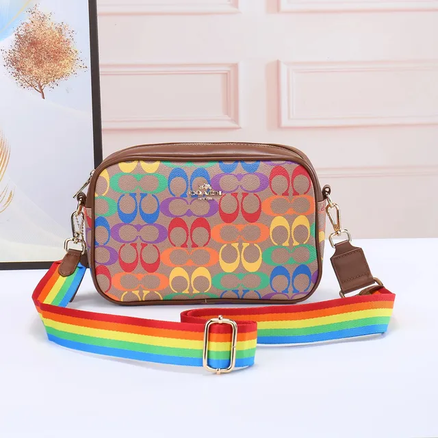 Gucci Camera Bag Rainbow GG Canvas