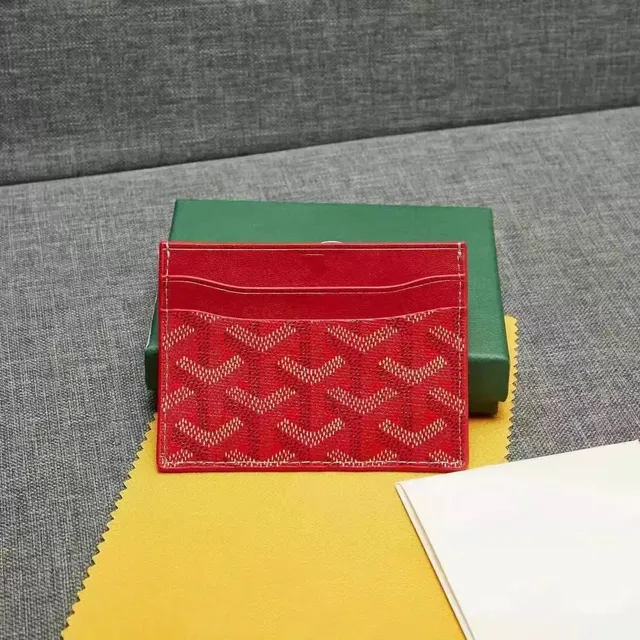 Goyard Card Holder Goyardine Canvas