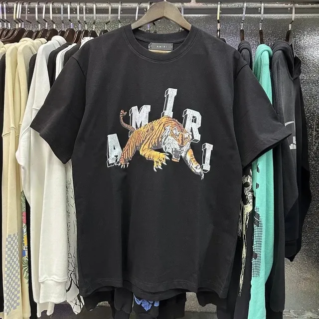 Amiri Tiger Graphic Tee Tiger Print