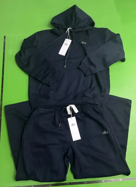 Alo Yoga Hoodie and Jogger Set Embroidered Logo