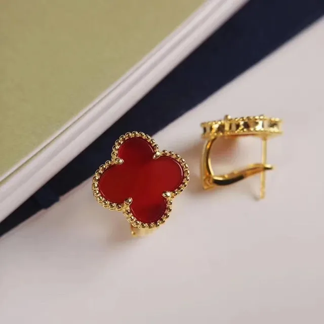 Van Cleef & Arpels Alhambra Earring Carnelian