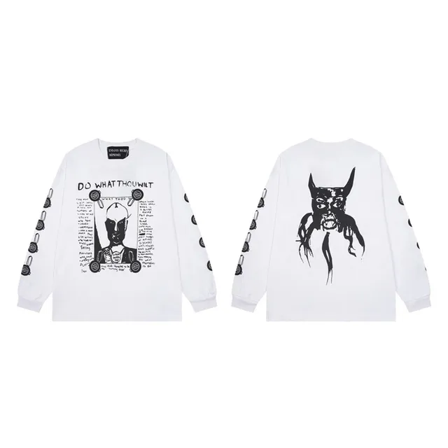 Fear of God Essentials Long Sleeve Tee Do What Thou Wilt Graphic