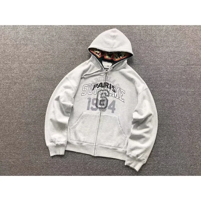 Supreme Zip-Up Hoodie Paris 1984